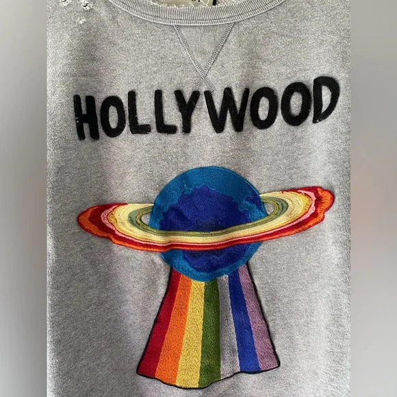 Gucci distressed Hollywood sweatshirt - Picture 2 of 5